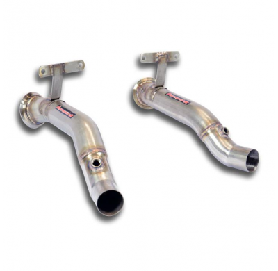Kit tubos delanteros Derecho-Izquierdo (Reemplaza catalizador) Sistema 100% de acero inoxidable para silenciadores traseros OEM.