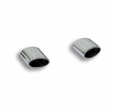 Colas de escape Derecha-Izquierda ovaladas 145 x 95 Sistema "Cat.-back" 100% de acero inoxidable, salida derecha-izquierda, para