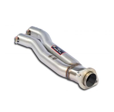 Tubo central (Reemplaza silencioso central OEM) Sistema 100% Acero Inox tamaño grande 1xØ76mm - 2xØ60mm - 1xØ76mm - 2xØ57mm s
