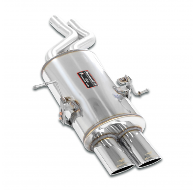 Silencioso trasero 100x75 ALTERNATIVA: Sistema "Cat.-Back" - Kit completo solamente BMW E46 330xi 4x4 (Sedan - Touring) ' 01 ->