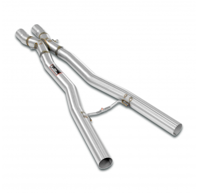 X-Pipe ALTERNATIVA:Sistema 100% Acero Inox para colectores OEM BMW E61 (Touring) M5 5.0i V10 ' 07  -> X-Pipe SIN HOMOLOGACION Su