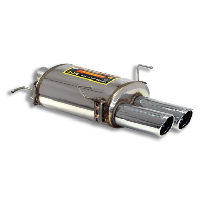 Silencioso trasero izquierdo OO90 Sistema completo 100% de acero inoxidable, 2 x Ø70 mm BMW E60 (Sedan) M5 5.0i V10 '05 -> Silen
