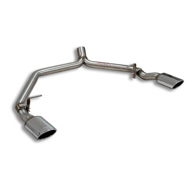 Colas de escape Derecha-Izquierda 120 x 80 Para paragolpes ML 55 AMG Escape 100% de acero inoxidable, con salida derecha e izqui