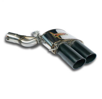 Silencioso trasero derecho OO 100 "Gun Metal Grey" con válvula Kit de silenciador trasero 100% acero inoxidable BMW F06 M6 Gran