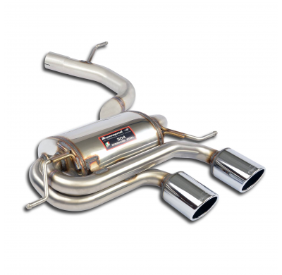 Silencioso trasero "Racing" OO100 100% Stainless steel system, Oversize Ø70mm   VW GOLF V R32 (250 Hp) '06 -> (Para Motor R36 co