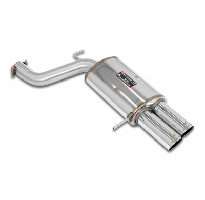 Silencioso trasero derecho "F1 Race" OO80 100% Stainless steel complete system, 2 x Ø70mm BMW E60 (Sedan) M5 5.0i V10 '05 -> Sil
