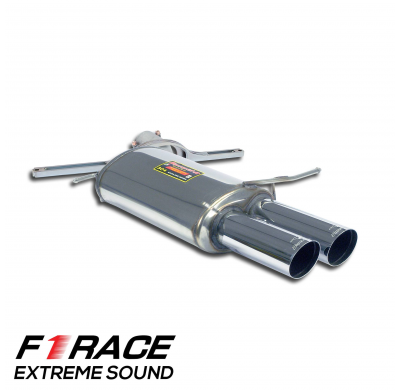 Silencioso trasero izquierdo "F1 Race" OO80Barra de chasis de alta resistencia incluida Sistema completo 100% de acero inoxidabl