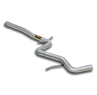 Tubo central (Reemplaza silencioso central OEM) Sistema 100% Acero Inox salida Derecha-Izquierda para paragolpes  SCIROCCO R Sol