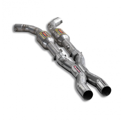 Tubo Anteiror "X" Con Catalizador Metalico  - Corvette C6 6.2i V8 (437 Cv) '07 -> '09 Supersprint