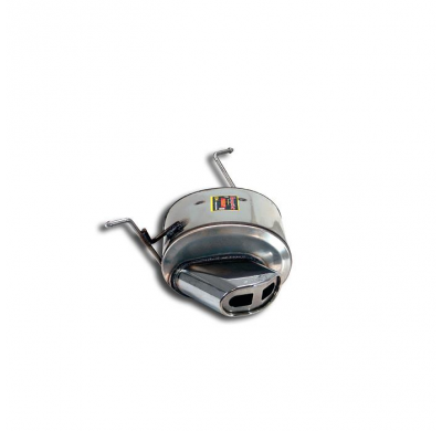 Escape Trasero Evo2  145 X 75 "Power Loop" - Bmw E46 325ti Compact ' 01 -> Supersprint