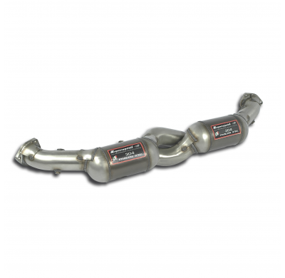 Tubo Anterior Con Catallizador Metalico Derecho+ Izquierdo  - Porsche 996 Carrera 4s (3.6i - 320 Cv) '02 -> '04 Supersprint