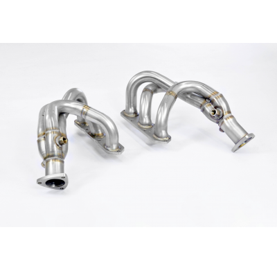Colectores Derecho-Izquierdo (reemplaza catalizador principal) Sistema 100% de acero inoxidable Ø54mm -> 2 x Ø50mm - Solo kit co