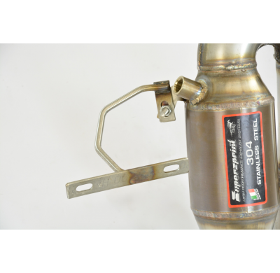Catalizador metalico Derecho-Izquierdo  Sistema 100% de acero inoxidable - Para parachoques trasero del 996 GT3 Cup - Solo kit c