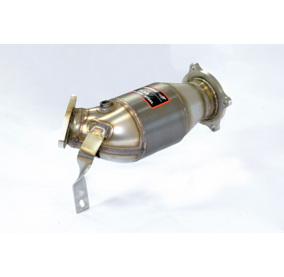 Bajante + Catalizador metalico(LHD - RHD) Sistema 100% de acero inoxidable, sobredimensionado Ø80mm -> Ø65mm (solo para vehículo