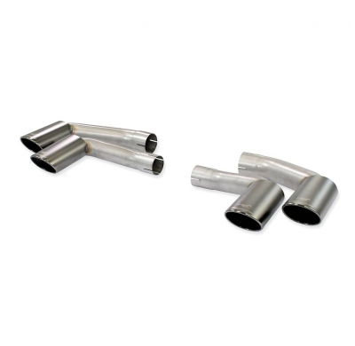 Colines de escape derecho e izquierdo 100x75 "Gris metalizado" ALTERNATIVA AUDI SQ8 Quattro (4.0L V8 Bi-Turbo - 507 Hp - modelos