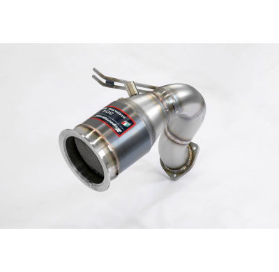 Tubo de bajada derecho + catalizador metálico Tubo de escape descendente 100% acero inoxidable - (Elimina el filtro de partícula
