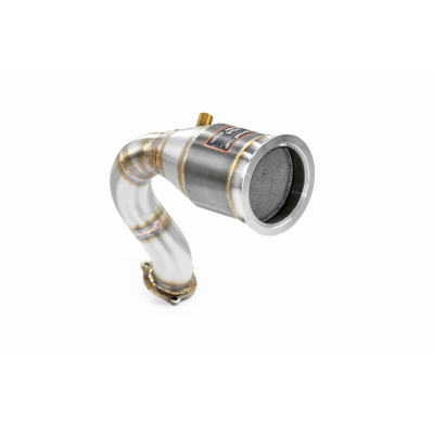 Downpipe derecho con catalizador metalico Kit de tubo de bajada 100% acero inoxidable PORSCHE 536 CAYENNE S Coupè 2.9L V6 (440 C