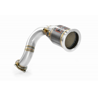 Downpipe izquierdo con catalizador metalico  Kit de tubo de bajada 100% acero inoxidable PORSCHE 536 CAYENNE S Coupè 2.9L V6 (44