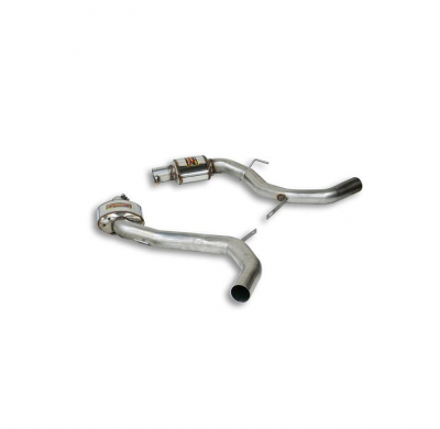 Escape Central Derecho-Izquierdo  - Mercedes R230 Sl 600 Bi-Turbo V12 (500 Cv) '02 ->'06 Supersprint