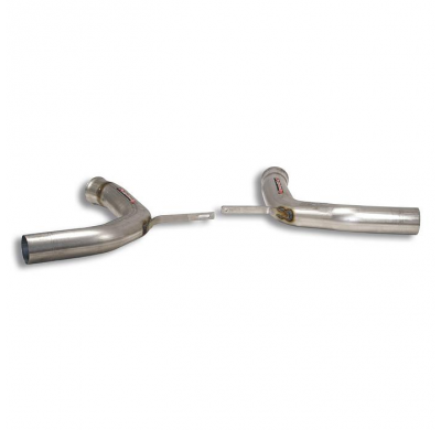 Kit Tubos De Conexión Derecho-Izquierdo Para Escape Central Oem - Mercedes R230 Sl 65 Amg Black Series V12 Bi-Turbo '08 -> '