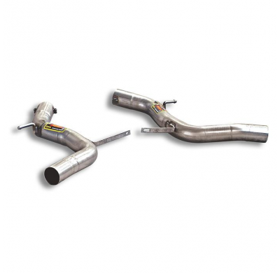 Kit Tubos De Conexión Derecho-Izquierdo - Mercedes W211 E 63 Amg V8 (Sedan + S.W.- M156 - 514 Cv) '07 ->'09 Supersprint