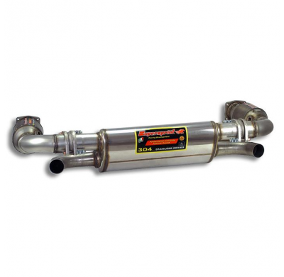 Escape Trasero Derecho-Izquierdo "Sport" + Catalizador Metalico  - Porsche 996 Turbo 3.6i 4x4 (420 Cv) Supersprint