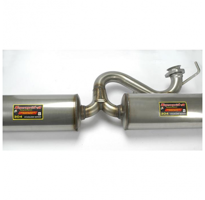 Silencios trasero Derecho-Izquierdo O76 Escape trasero 100% acero inoxidable LANCIA DELTA 2.0 HF Integrale 16v Kat. ->' 91 Silen