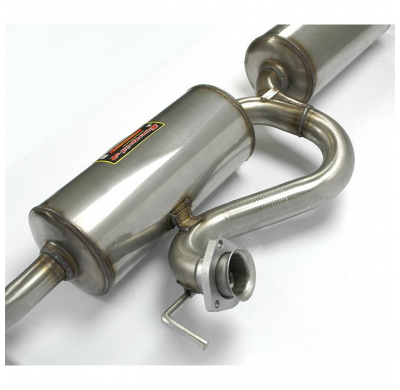 Rear exhaust Right 100% Stainless Steel O76 + Left O76  ALTERNATIVA - LANCIA DELTA 2.0 HF Integrale 8v ->' 91 LANCIA DELTA 2.0 H