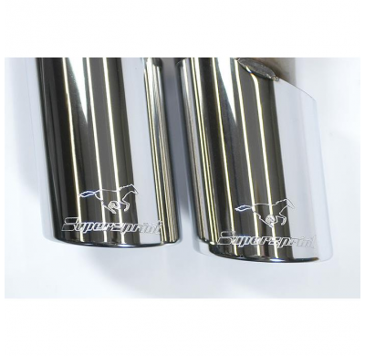 Tubo De Conexión + Tubo Trasero Oo80 (Anula Silencioso)  - Bmw F20 / F21 Lci 118d (B47 Engine - 150 Cv) 2014 -> Supersprint