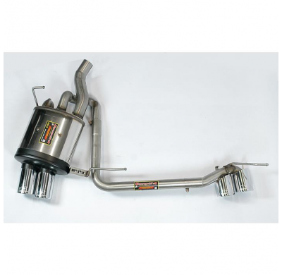 Escape Trasero Derecho-Izquierdo Oo80 "Power Loop" - Bmw Z4 Roadster 2.0i (4 Cyl.) '05 -> '09 Supersprint