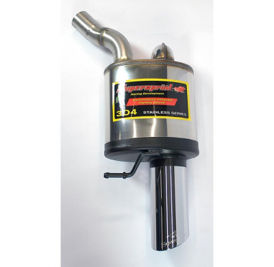 Escape Trasero Derecho O100 "Power Loop" - Audi A7 Sportback Quattro 3.0 Tfsi V6 (300 Cv) '11 -> '12 ("Cat.Back) Supersprint