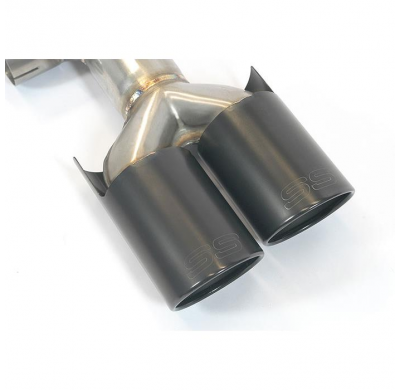 Kit Colas De Escape Derecha-Izquierda Oo90 "Negras" - Bmw E71 X6 M V8 Bi-Turbo (555 Cv) 2010 -> 2014 Supersprint