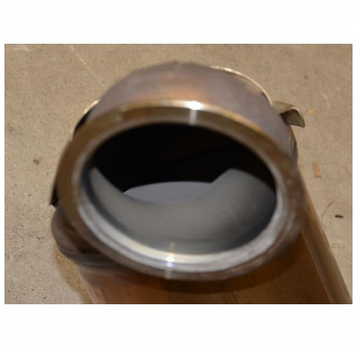 Kit de tubo de escape turbo + convertidor catalítico metálico WRC 100 CPSI (elimina el filtro de partículas de gasolina) Sistema