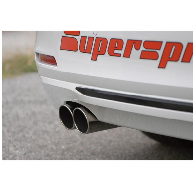 Tubo De Conexión + Escape Trasero Oo80 - Bmw F32 Coupè 420dx (N47 - 184 Hp) 2013 -> 2015 Supersprint