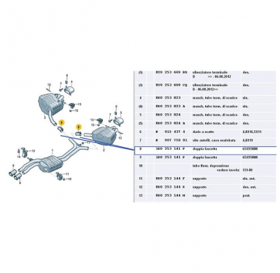 Kit Tubos Delanteros Derecho.Izquierdo  - Audi Rs5 Coupè 4.2i V8 (450 Cv) 2010 -> 2015 Supersprint