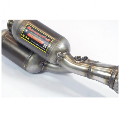 Tubo "Y-Pipe" Izquierdo Con Catalizador Metalico  - Lamborghini Aventador Roadster Lp 700-4 V12 2012 -> 2016 (With Valve) Supers