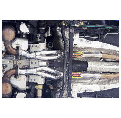 Secondary Cat.-Deleting Right + Left Pipes - Maserati Spyder Gransport 4.2i V8 (400 Cv) 2005 -> 2007 (Euro 4 / Usa) Supersprint