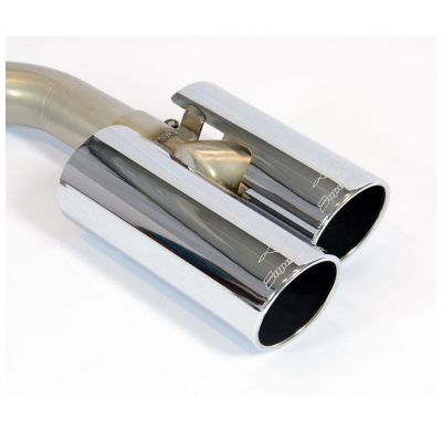 Rear exhaust OO80 Right - OO80 Left   ALTERNATIVA:Sistema 100% Acero Inox salida Derecha-Izquierda (Se necesita modificar parago