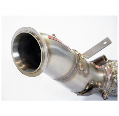 Downpipe Kit (Reemplaza Catalizador) - Bmw F33 Cabrio 428ix 2.0t (N20 245 Hp) 2014 -> 2016 (With Valve) Supersprint