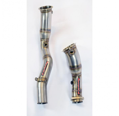Turbo Downpipe Kit(Reemplaza 1° Catalizador) - Bmw F82 M4 Gts (500 Cv) 2016 -> 2017 (With Valve) Supersprint