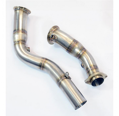 Turbo Downpipe Kit(Reemplaza 1° Catalizador) - Bmw F82 M4 Gts (500 Cv) 2016 -> 2017 (With Valve) Supersprint