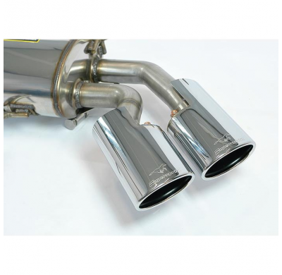 Rear exhaust Right 120x80 Sistema 100% de acero inoxidable, 2 x Ø60 mm MERCEDES W164 ML 450 CDi V8 (306 CV) 2009 -> 2011 Rear ex