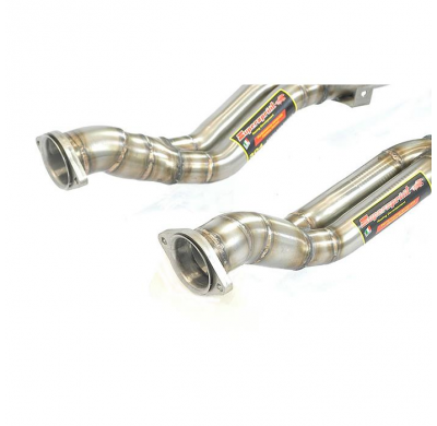 Secondary Cat.-Deleting Right + Left Pipes - Maserati Spyder Gransport 4.2i V8 (400 Cv) 2005 -> 2007 (Euro 4 / Usa) Supersprint