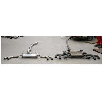 Escape Trasero Derecho-Izquierdo "Racing" - Nissan Gt-R Specv 3.8 V6 Bi-Turbo (485 Cv) 2009 -> 2011 Supersprint