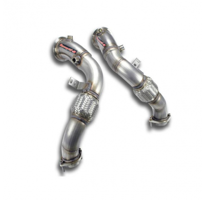 Turbo Downpipe Kit Derecho - Izquierdo (Reemplaza Catalizador Convertidor) - Bmw F01 / F02 / F03 750i V8 '09 -> 2012 Supersprint