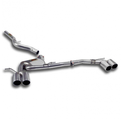 Escape Trasero Derecho-Izquierdo Oo80  - Bmw E84 X1 20d Sdrive / Xdrive (177 - 184 Cv) 2010 -> Supersprint