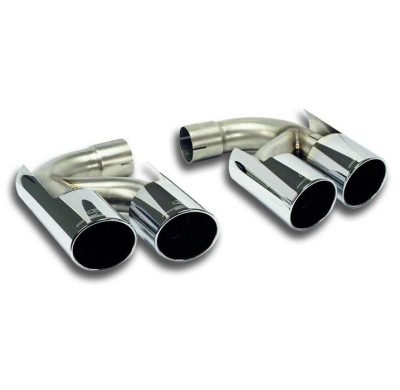 Kit Colas De Escape Derecha-Izquierda Oo100  - Porsche 958 Cayenne 3.6i Vr6 (300 Cv) 2010 -> 2013 Supersprint