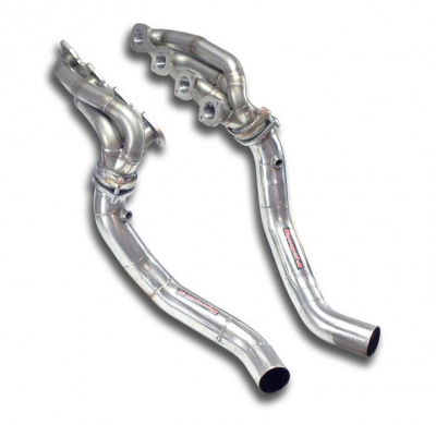 Colectores Cortos Acero Inox 310s (Se Monta En Modelos Lhd + Rhd) - Mercedes R230 Sl 500 V8 (3v) '01 ->'05 Supersprint