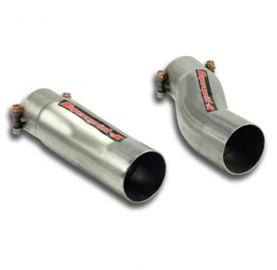 Kit Tubo Conexion Derecho+ Izquierdo Para Tubo Central Original (ø 60mm)  - Mercedes W211 E 55 Amg V8 (Sedan + S.W.)  '02 -> '06