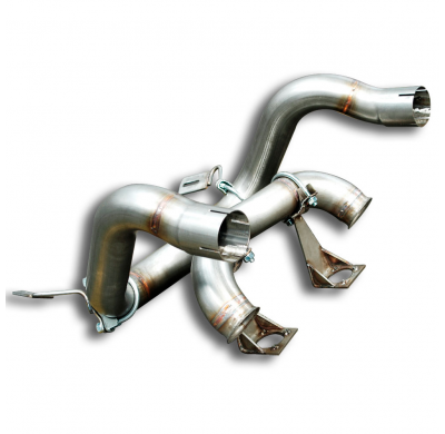 Tubos Traseros De Conexión Derecho-Izquierdo "By-Pass" (Reemplaza Escape Trasero Oem) - Lamborghini Murcielago Lp 650-4 V12